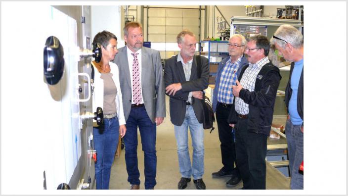 Betriebsbesuch bei Firma Sonderanlagenbau Hof in Lohra